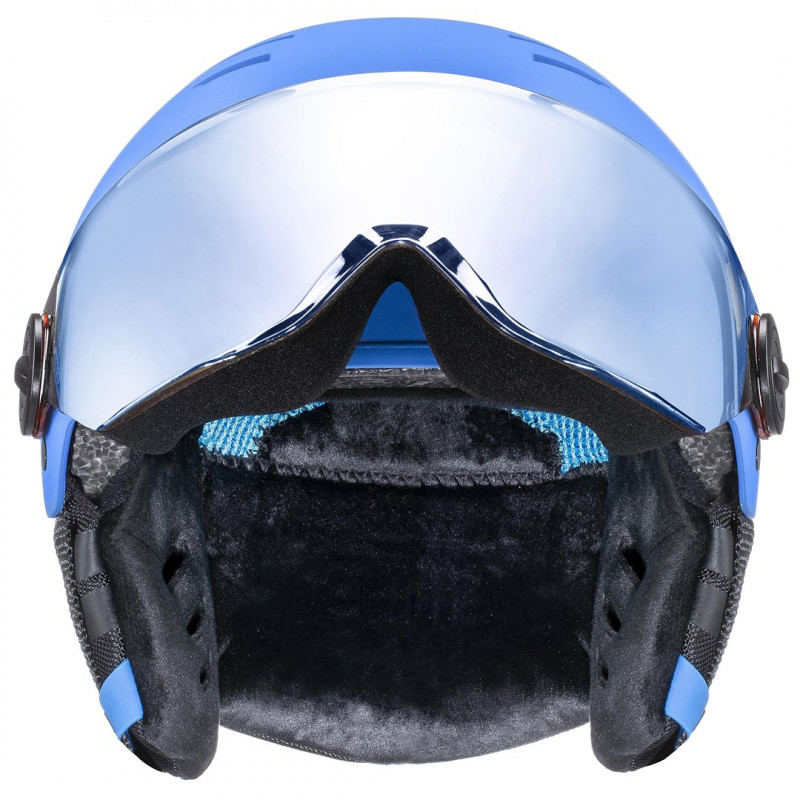 UVEX Rocket jr. Visor παιδικό κράνος σκι, μπλε ματ