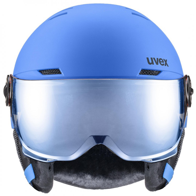 UVEX Rocket jr. Visor παιδικό κράνος σκι, μπλε ματ