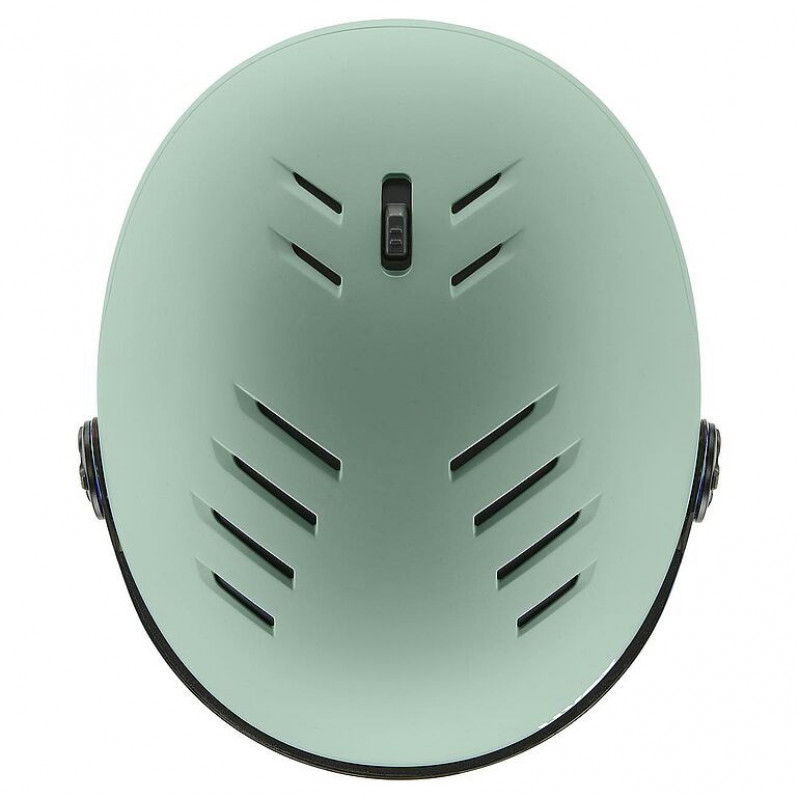 Κράνος σκι UVEX Wanted Visor, 58-61 cm (L), Πράσινο