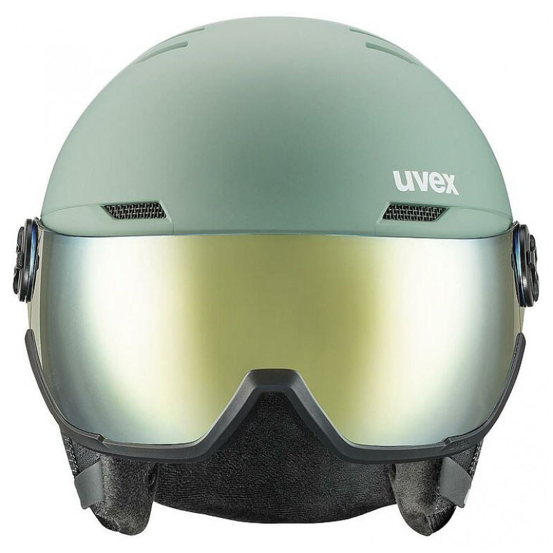 Κράνος σκι UVEX Wanted Visor, 58-61 cm (L), Πράσινο