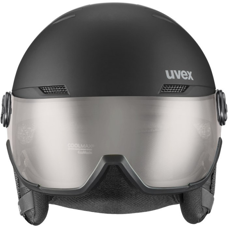 UVEX Wanted Visor pro V κράνος σκι, μαύρο ματ