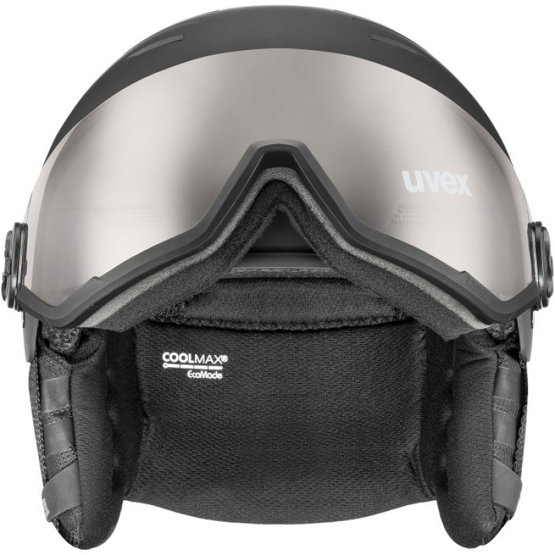 UVEX Wanted Visor pro V κράνος σκι, μαύρο ματ