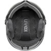 UVEX Wanted Visor pro V κράνος σκι, μαύρο ματ