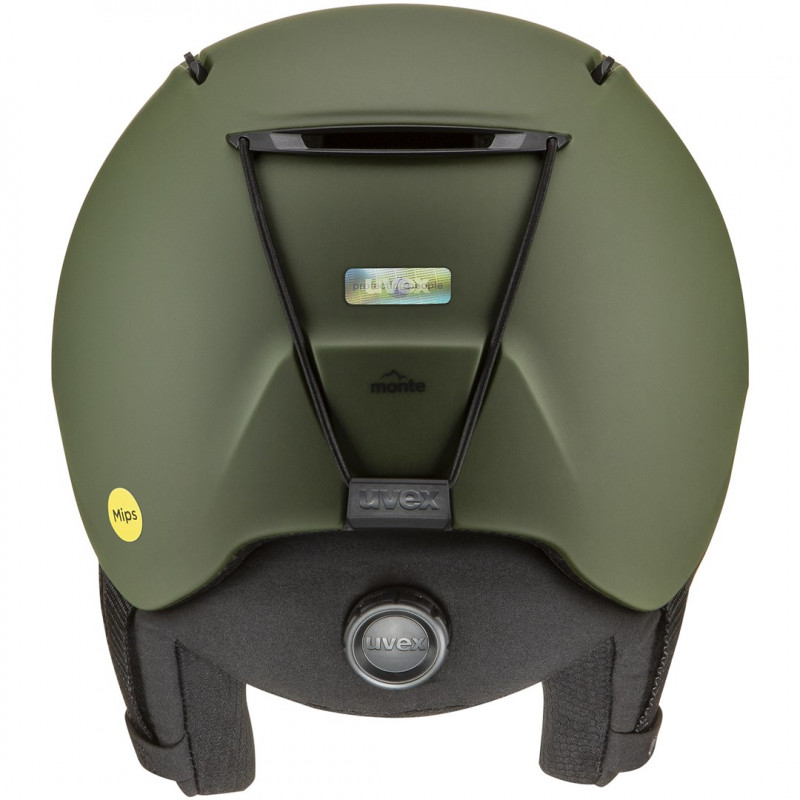Κράνος σκι UVEX Monte LT MIPS, 51-55 cm, Πράσινο