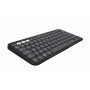 Logitech Pebble Keys 2 K380s ασύρματο πληκτρολόγιο Bluetooth (920-011803), γραφίτης, γαλλικό layout
