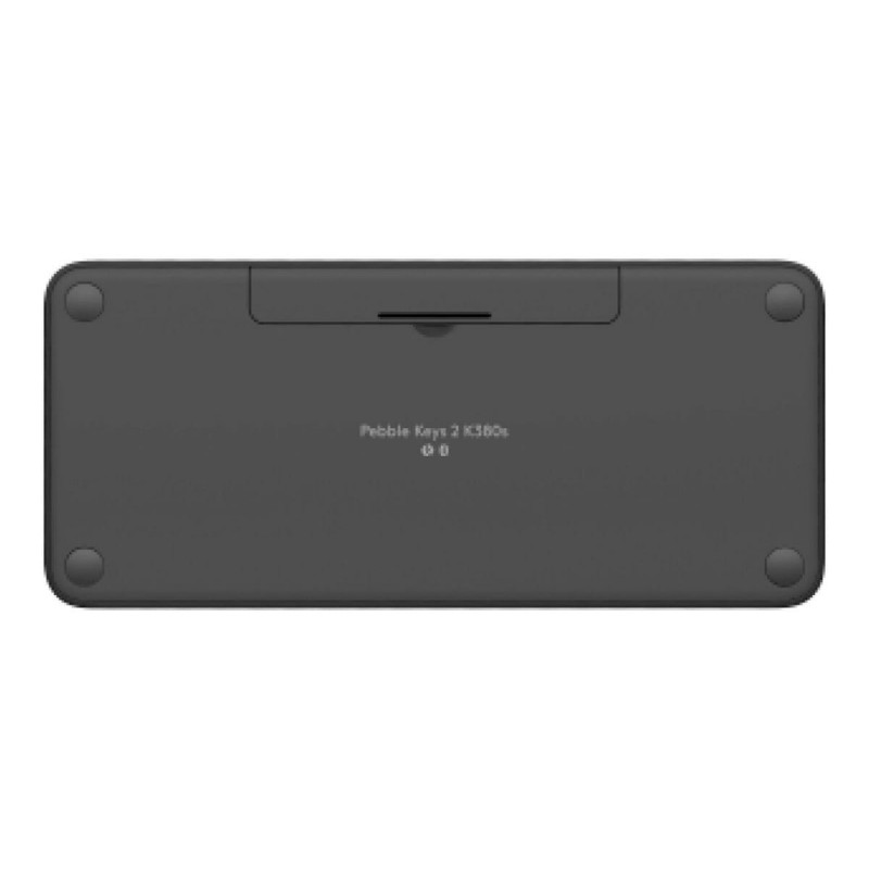 Logitech Pebble Keys 2 K380s ασύρματο πληκτρολόγιο Bluetooth (920-011803), γραφίτης, γαλλικό layout