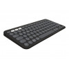 Logitech Pebble Keys 2 K380s ασύρματο πληκτρολόγιο Bluetooth (920-011803), γραφίτης, γαλλικό layout