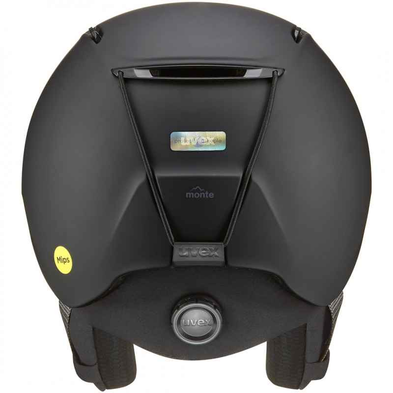 Κράνος σκι UVEX Monte LT MIPS 56-59 cm, μαύρο ματ
