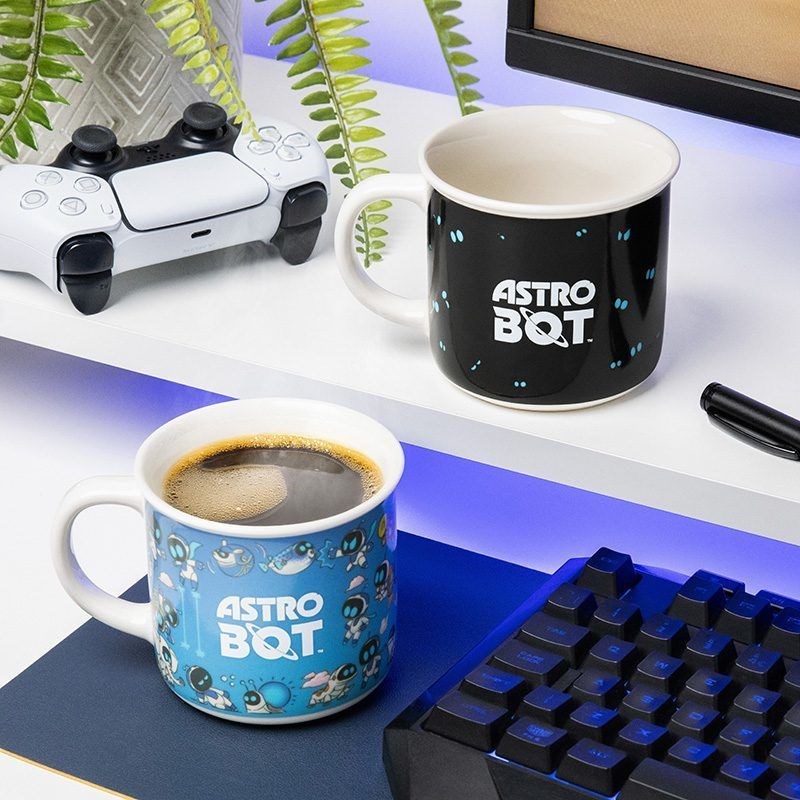 Paladone PP15505AB Astro Bot Heat Change Mug, Μπλε/Λευκό (1 τεμ)