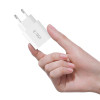 Tech-Protect NC20W Φορτιστής Τοίχου 1 θύρας USB-C PD20W με καλώδιο USB-C / USB-C, Λευκός