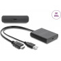 Delock 64383 προσαρμογέας HDMI αρσενικό σε USB Type-C θηλυκό (DP Alt Mode), 8K HDR