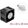 Delock 67650 ανεμιστήρας αξονικός DC 12 V, 40 x 40 x 28 mm