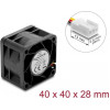 Delock 67651 ανεμιστήρας DC αξονικός 24 V, 40 x 40 x 28 mm