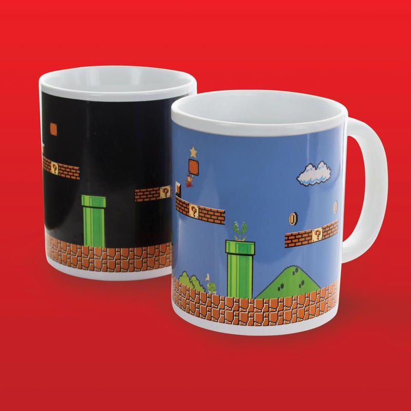 Paladone PP2927NN Super Mario Bros. κούπα που αλλάζει χρώμα με τη θερμότητα, πολύχρωμη