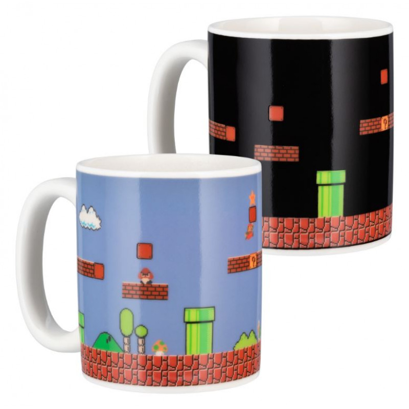 Paladone PP2927NN Super Mario Bros. κούπα που αλλάζει χρώμα με τη θερμότητα, πολύχρωμη