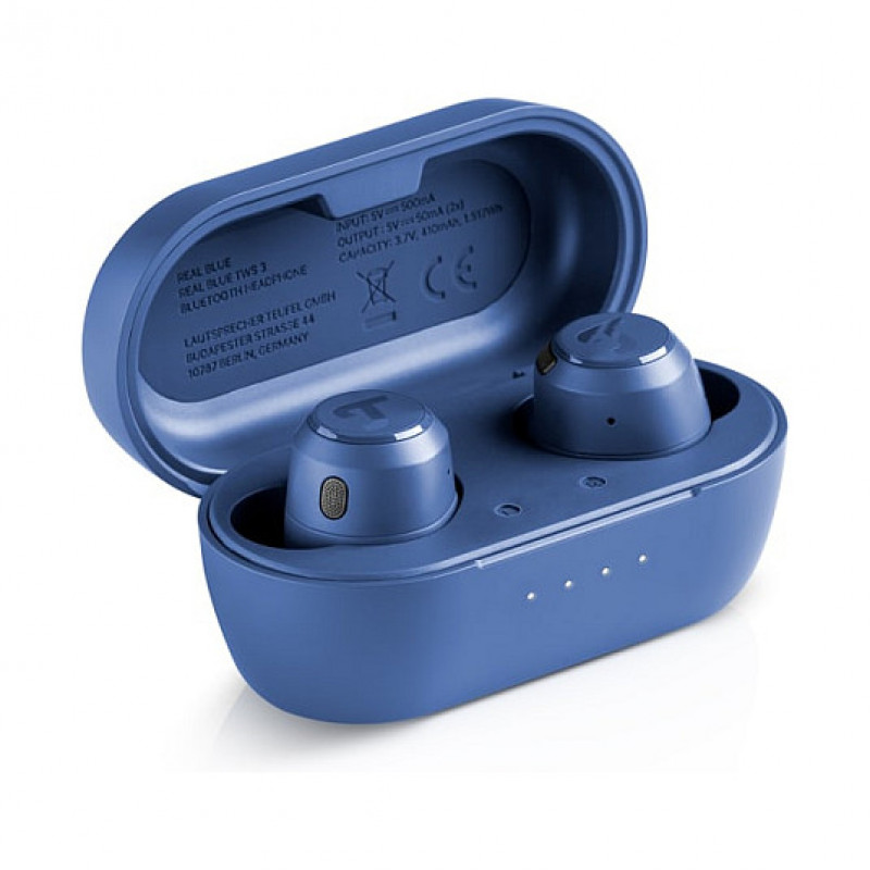 Teufel REAL BLUE TWS 3 Ασύρματα In-Ear Ακουστικά Bluetooth, ατσάλινο μπλε