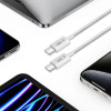 Tech-Protect Ultraboost Lite Καλώδιο USB-C / USB-C PD60W/3A 200 cm, Cool Grey