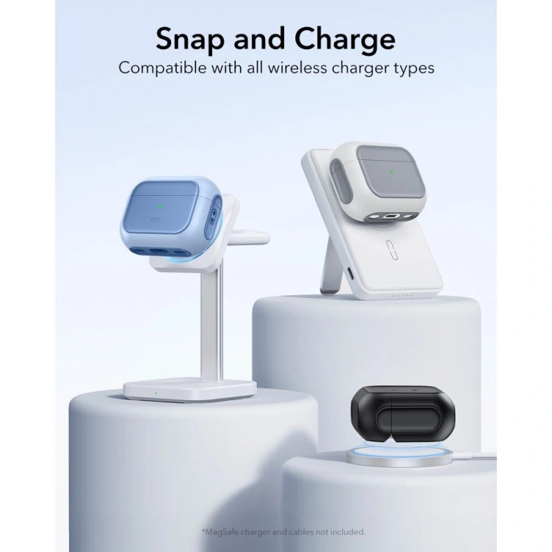 Θήκη ESR Orbit HaloLock MagSafe για Apple AirPods Pro 3, Powder Blue