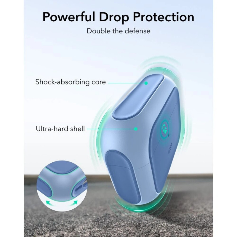 Θήκη ESR Orbit HaloLock MagSafe για Apple AirPods Pro 3, Powder Blue