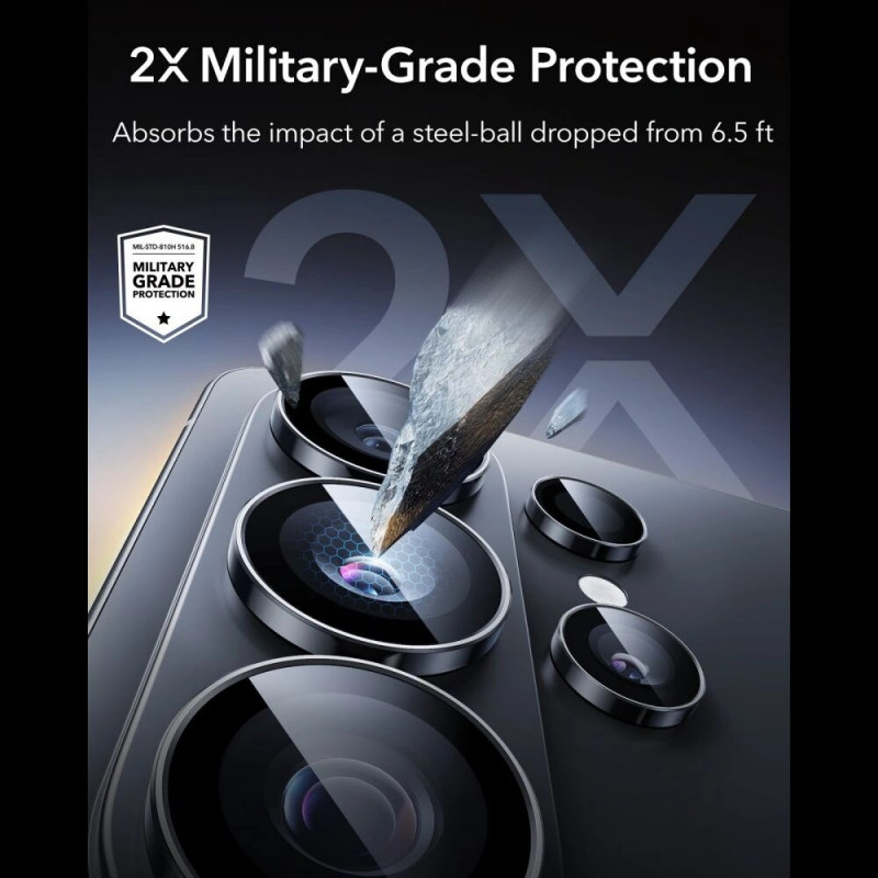 ESR Armorite Προστατευτικό Κάμερας για Samsung Galaxy S26 Ultra, Μαύρο