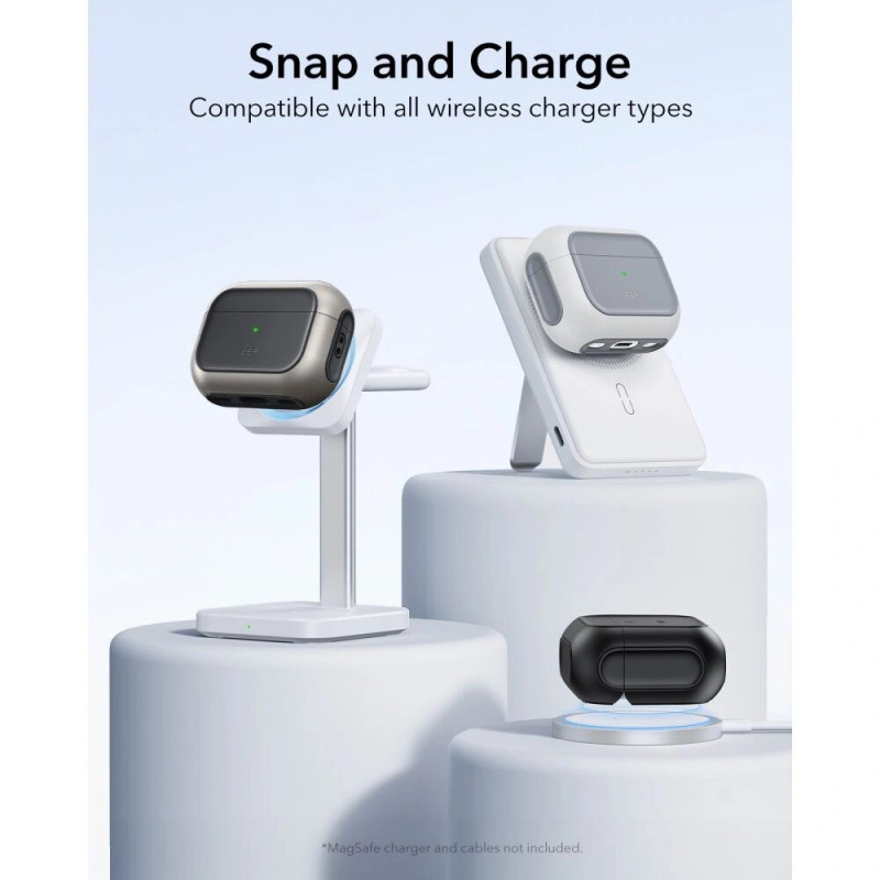 Θήκη ESR Orbit HaloLock MagSafe για Apple AirPods Pro 3, Λευκή
