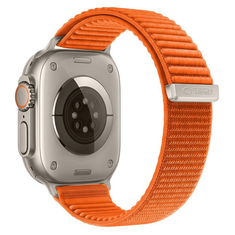 Tech-Protect Nylonloop Apple Watch 8 / 9 / 10 / 11 / 12 / SE / Ultra 44/45/46/49 mm Λουράκι ρολογιού, πορτοκαλί