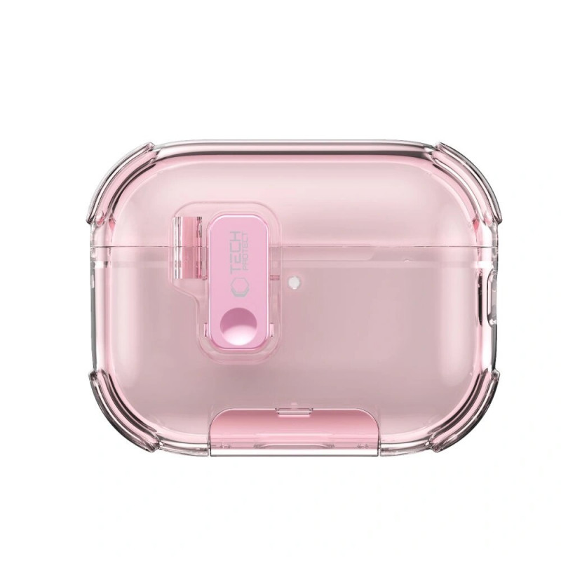 Θήκη φόρτισης Tech-Protect Bounce Pro για Apple AirPods Pro 3, ροζ