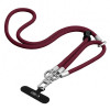 Tech-Protect C10S Rope Σετ κορδονιών για κινητό crossbody & καρπού, Burgundy/Titanium