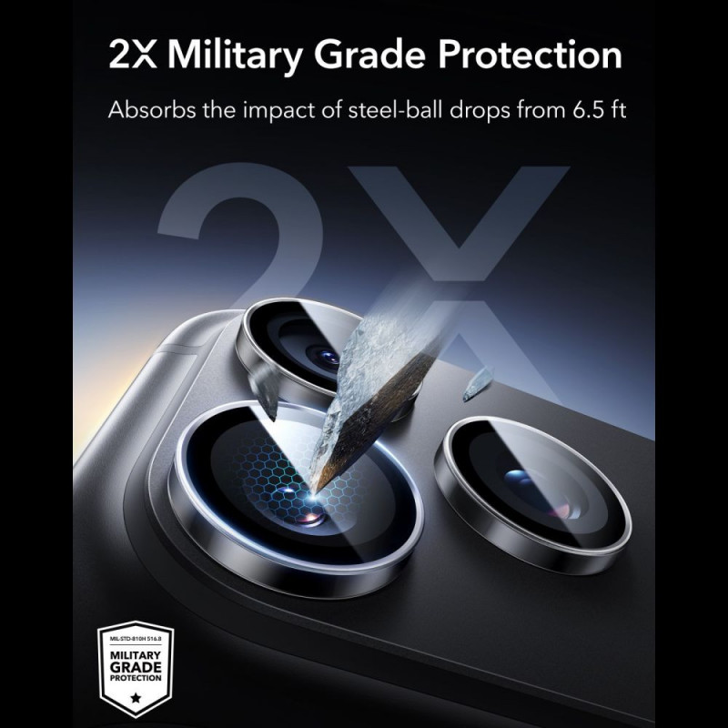 ESR Armorite Προστατευτικό Κάμερας για Apple iPhone 18 Pro / 18 Pro Max, Διάφανο, 1D99500202