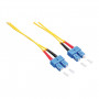 Καλώδιο patch ίνας LogiLink OS2 SC/SC duplex 9/125 µm, 5 m, χωρίς αλογόνα, κίτρινο