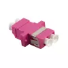 LogiLink FA02LC8 Προσαρμογέας ίνας LC Duplex, 12 τεμάχια, με φλάντζα, βιολετί