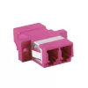 LogiLink FA02LC8 Προσαρμογέας ίνας LC Duplex, 12 τεμάχια, με φλάντζα, βιολετί
