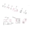 LogiLink FA02LC8 Προσαρμογέας ίνας LC Duplex, 12 τεμάχια, με φλάντζα, βιολετί