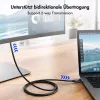 Καλώδιο LogiLink CUA0121 USB 3.2 Gen2 Type-C, C/M σε DP/M, αμφίδρομο, 8K/60 Hz, μεταλλικό, μαύρο, 3 m