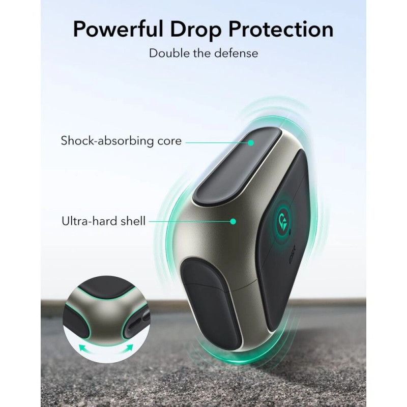 Θήκη ESR Orbit HaloLock MagSafe για Apple AirPods Pro 3, Titanium