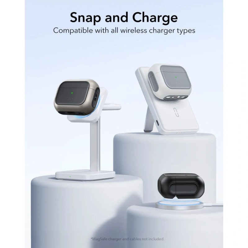 Θήκη ESR Orbit HaloLock MagSafe για Apple AirPods Pro 3, μαύρη