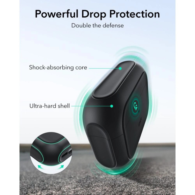 Θήκη ESR Orbit HaloLock MagSafe για Apple AirPods Pro 3, μαύρη