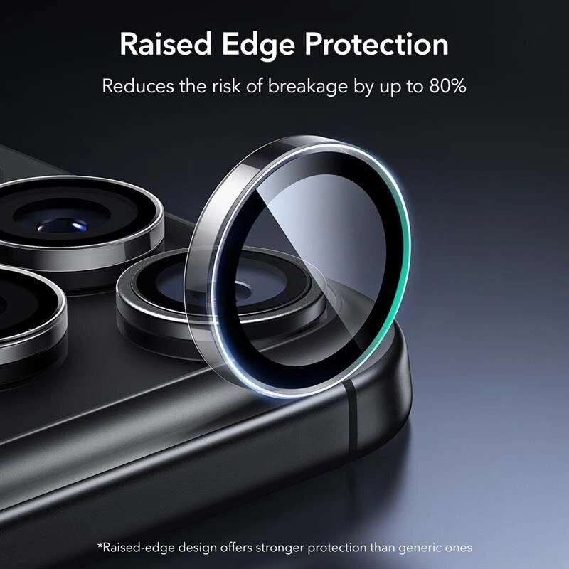 ESR Armorite Προστατευτικό Κάμερας για Apple iPhone 14 Pro / 14 Pro Max / 15 Pro / 15 Pro Max / 16 Pro / 16 Pro Max / 17 Pro / 17 Pro Max, Διαφανές (ESR932)