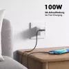Καλώδιο LogiLink CU0462 USB 2.0 Type-C, C/M 90° σε C/M 90°, 480 Mbps, 100W, μεταλλικό, ασημί/μαύρο, 2 m