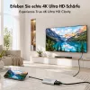 LogiLink CUA0115 προσαρμογέας USB 3.2 Gen1 Type-C, C/M σε HDMI-A/F, 4K/60 Hz, μεταλλικός, μαύρος/ασημί, 0.15 m