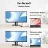 LogiLink CUA0115 προσαρμογέας USB 3.2 Gen1 Type-C, C/M σε HDMI-A/F, 4K/60 Hz, μεταλλικός, μαύρος/ασημί, 0.15 m