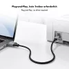 Καλώδιο USB 2.0 Logilink CU0107, USB-A/ αρσενικό σε USB-B/ αρσενικό, 480 Mbps, νάιλον, μέταλλο, μαύρο/ασημί, 2 m