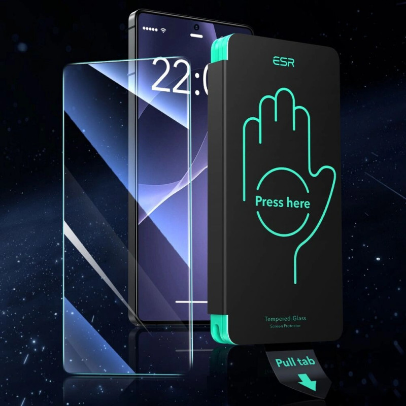 ESR Ενισχυμένο Γυαλί για Samsung Galaxy S25 Ultra, Διαφανές (2 τεμ.) (ESR891)