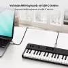 Καλώδιο Logilink CU0515 USB 2.0 Type-C, C/M σε B/M, 480 Mbps, νάιλον, μέταλλο, μαύρο/ασημί, 2 m