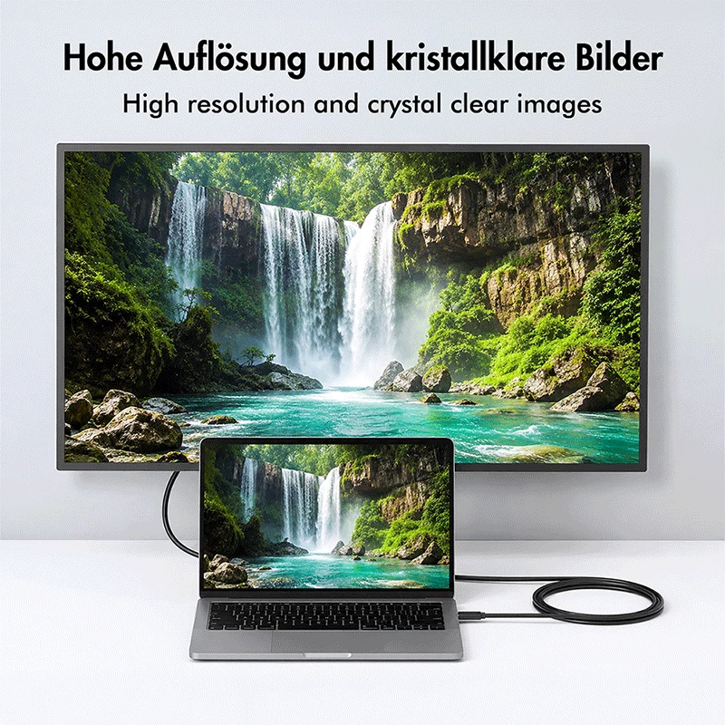 Καλώδιο Logilink UA0473 USB 3.2 Gen1 Type-C, C/M σε DVI-D/M, 1080p/60 Hz, μαύρο, 1.8 m