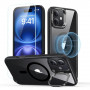 Θήκη ESR Classic Hybrid Kickstand HaloLock MagSafe με Tempered Glass για Apple iPhone 16 Plus, Διάφανη/Μαύρη
