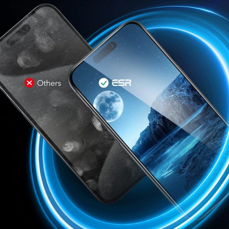 ESR Ενισχυμένο Γυαλί για Apple iPhone 16, Διαφανές (2 τεμ.)