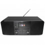 Xoro HMT 620 All-in-One Stereo Internet Radio με CD Player, DAB+, FM, Spotify, Bluetooth, μαύρο (SAT100373)