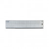 Inter-Tech IPC Μπροστινή Γρίλια FG-2US, ασημί, με κλείδωμα (88887138)