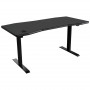 Γραφείο gaming Nitro Concepts Gaming Desk D16E NC-GP-DK-008, Carbon Black, 1600x800, ηλεκτρικά ρυθμιζόμενο καθ' ύψος